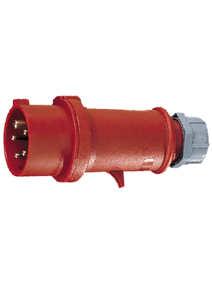 Mennekes - 14A - CEE plug Pro-TOP red 32 A/400 VAC, 14A, Mennekes