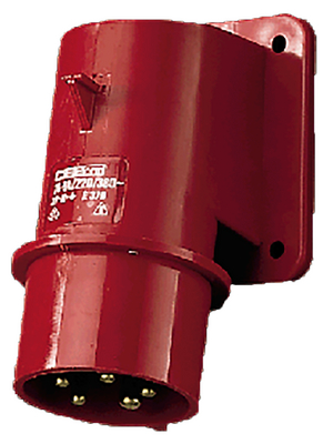 Mennekes - 379 - CEE surface mounted device plug red 16 A/400 VAC, 379, Mennekes