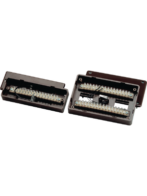 Abus - VT4000B - Tag block surface mounted 16-pin VdS-C brown, VT4000B, Abus