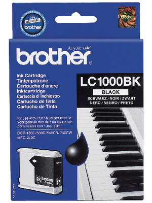 Brother - LC-1000BK - Ink LC-1000BK black, LC-1000BK, Brother