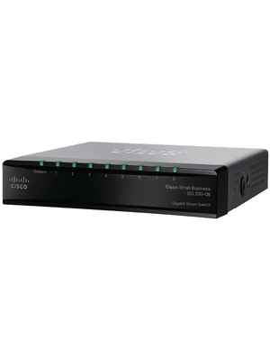 Cisco Small Business - SLM2008T-EU - SG200-08 8x 10/100/1000 Desktop, SLM2008T-EU, Cisco Small Business