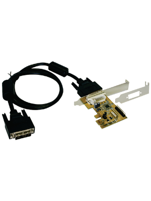 Exsys - EX-1095 - Controller card, PCI-E x1 (normal and low-profile), EX-1095, Exsys