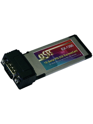 Exsys - EX-1390 - ExpressCard 34 mm Serial RS232 1-Port, EX-1390, Exsys