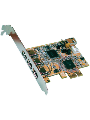 Exsys - EX-16500E - PCI-E x1 Card4x FireWire, EX-16500E, Exsys