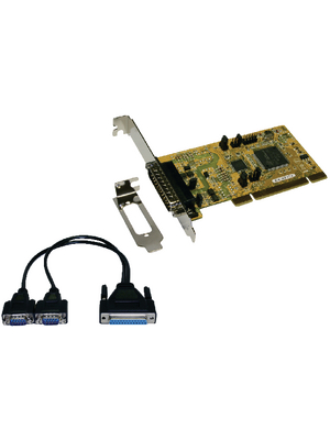 Exsys - EX-42372 - PCI Card2x RS422/485 DB9M (Cable), EX-42372, Exsys