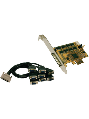 Exsys - EX-44378 - PCI-E x1 Card8x RS232 -, EX-44378, Exsys