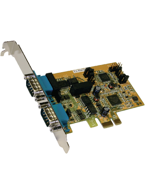 Exsys - EX-45062IS - PCI-E x1 Card2x RS422/485 DB9M, EX-45062IS, Exsys