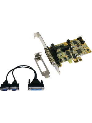 Exsys - EX-45352IS - PCI-E x1 Card2x RS422/485 DB9M (Cable), EX-45352IS, Exsys