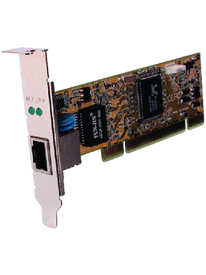 Exsys - EX-6069-L - Network card LowProfile PCI 1x 10/100/1000, EX-6069-L, Exsys