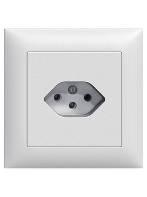 Feller - 87003.FMI.61 - EDIZIO DUE T13 plug socket, flush mounting, 87003.FMI.61, Feller