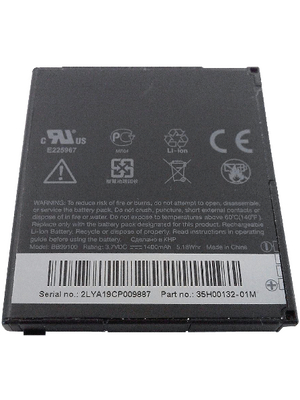 HTC - 99H10267-00 - BA S540 1200 mAh battery, 99H10267-00, HTC