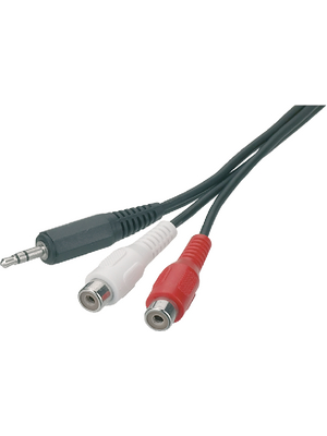 Maxxtro - BB-1735 - Audio cable stereo jack - cinch 1.80 m black, BB-1735, Maxxtro