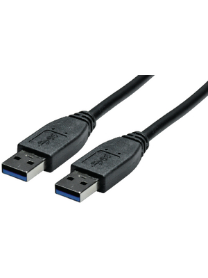 Maxxtro - AA-3100-06 - USB 3.0 cable 1.80 m black, AA-3100-06, Maxxtro