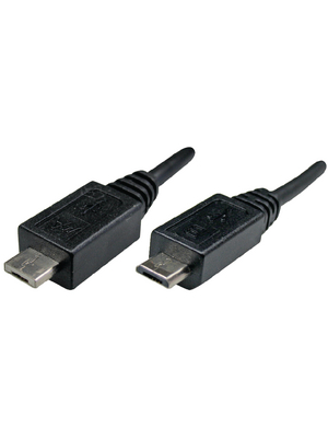 Maxxtro - BB-8042-05 - USB 2.0 cable, micro A to micro B 1.50 m black, BB-8042-05, Maxxtro