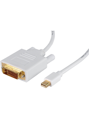 Maxxtro - PB-3611-06 - Mini DisplayPort - DVI cable m - m 1.80 m white, PB-3611-06, Maxxtro