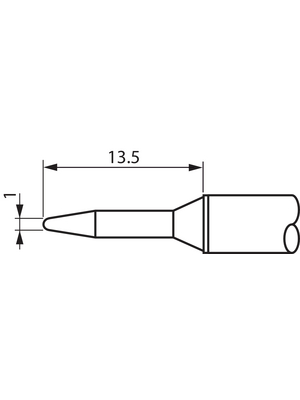 Metcal - STTC-001 - Soldering tip Conical / Narrow 330 C, STTC-001, Metcal