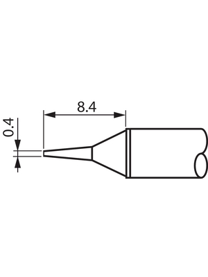 Metcal - STTC-022 - Soldering tip Conical / Narrow 330 C, STTC-022, Metcal