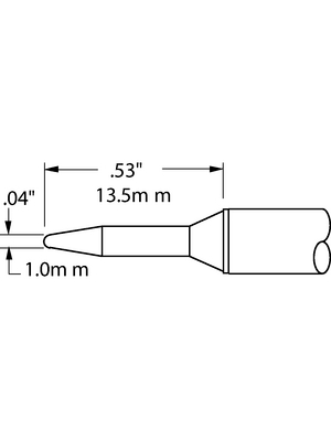 Metcal - STTC-101 - Soldering tip Conical / Narrow 390 C, STTC-101, Metcal