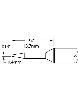 Metcal - STTC-106 - Soldering tip Conical / Narrow 390 C, STTC-106, Metcal