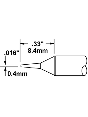 Metcal - STTC-122 - Soldering tip Conical / Narrow 390 C, STTC-122, Metcal