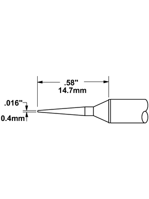 Metcal - STTC-145 - Soldering tip Conical / Narrow 390 C, STTC-145, Metcal