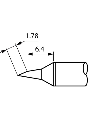 Metcal - STTC-147P - Soldering tip Conical / Bevelled / 60 390 C, STTC-147P, Metcal