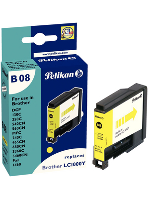 Pelikan - 361387 - Ink cartridges LC-1000Y yellow, 361387, Pelikan