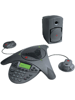 Polycom - SOUNDSTATION VTX 1000 MIC&SUB - Conference Telephone with Ext. Mic. & Subwoofer, SOUNDSTATION VTX 1000 MIC&SUB, Polycom