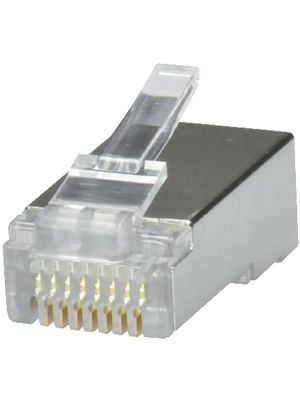 Maxxtro - PRS-8830 - RJ45 connector 10-pack Cat.5e shielded, PRS-8830, Maxxtro
