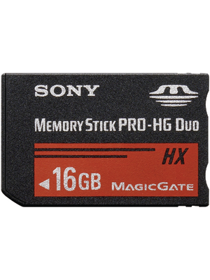 Sony - MSHX16B - Memory Stick PRO-HG Duo HX 16 GB, MSHX16B, Sony