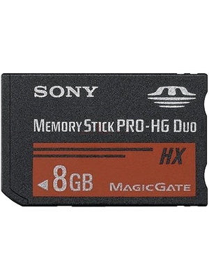 Sony - MSHX8B - Memory Stick PRO-HG Duo HX 8 GB, MSHX8B, Sony