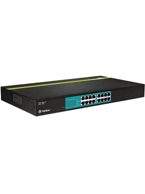 Trendnet - TPE-T160 - Switch, 16x 10/100 PoE, 19", TPE-T160, Trendnet