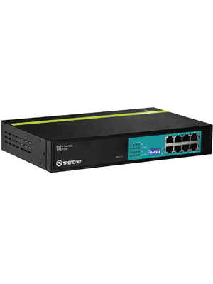 Trendnet - TPE-T80 - Switch, 8x 10/100 PoE, Desktop, TPE-T80, Trendnet