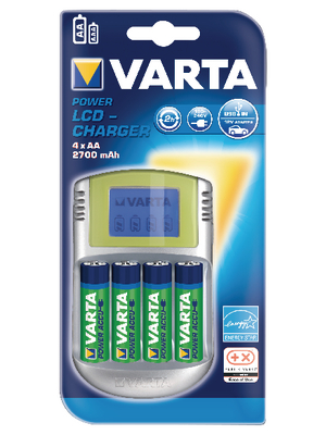 VARTA - POWER LCD CHARGER - Charger NiMH/NiCd 2/4 x AA / 2/4 x AAA NiMH, POWER LCD CHARGER, VARTA