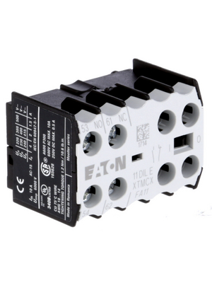 Eaton - 11 DILE - Auxiliary switch 1 NO+1 NC - 600 VAC 0.8 kW, 11 DILE, Eaton