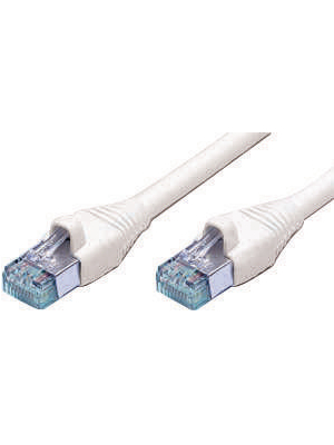 No Brand - 1711091-3 - Patch cable CAT6 U/UTP 3.00 m white, 1711091-3, No Brand