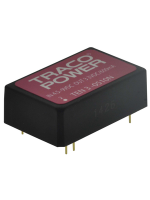 Traco Power - TEN 3-0510N - DC/DC converter 4.5...9 VDC 3.3 VDC, TEN 3-0510N, Traco Power