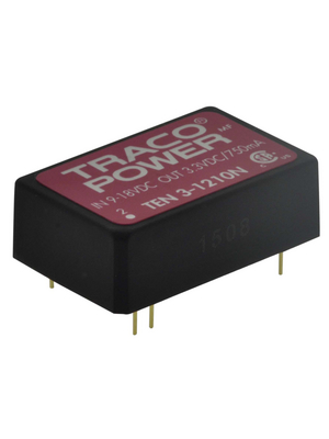 Traco Power - TEN 3-1210N - DC/DC converter 9...18 VDC 3.3 VDC, TEN 3-1210N, Traco Power