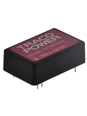 Traco Power - TEN 3-1211N - DC/DC converter 9...18 VDC 5 VDC, TEN 3-1211N, Traco Power