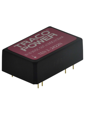 Traco Power - TEN 3-2422N - DC/DC converter 18...36 VDC 12 VDC, TEN 3-2422N, Traco Power