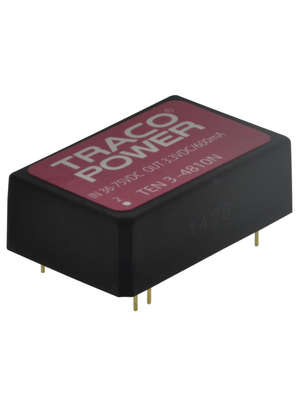 Traco Power - TEN 3-4810N - DC/DC converter 36...72 VDC 3.3 VDC, TEN 3-4810N, Traco Power