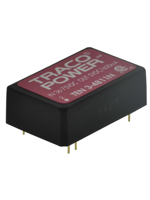 Traco Power - TEN 3-4811N - DC/DC converter 36...72 VDC 5 VDC, TEN 3-4811N, Traco Power