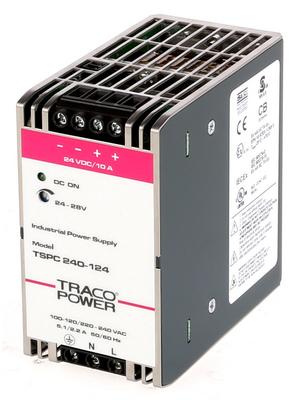 Traco Power - TSPC 240-124 - Switched-mode power supply unit for DIN rail / 10.0 A, TSPC 240-124, Traco Power