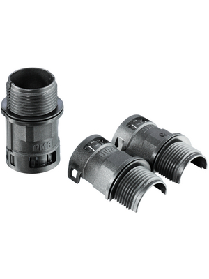 PMA Uster - BLNO-M160 - Conduit fitting, splitNW10 M16 x 1.5 black straight, BLNO-M160, PMA Uster