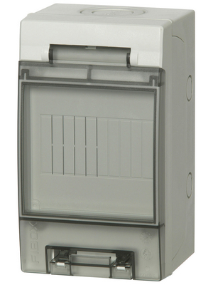 Fibox - MCE II PC 5 MF/M - Plastic enclosure 116 x 105 x 200 mm grey, RAL 7035 IP 65 N/A - 7255161, MCE II PC 5 MF/M, Fibox