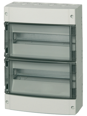 Fibox - MCE II PCN 28 MF/M - Plastic enclosure 306 x 145 x 430 mm grey, RAL 7035 IP 65 N/A - 7252182, MCE II PCN 28 MF/M, Fibox