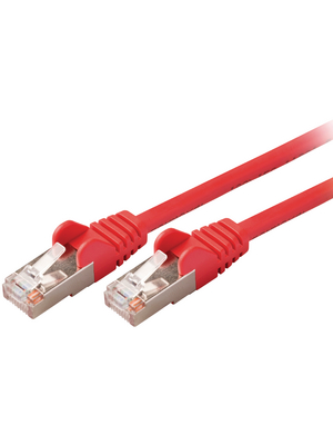 Valueline - VLCP85121R025 - Patch cable CAT5 SF/UTP 0.25 m red, VLCP85121R025, Valueline