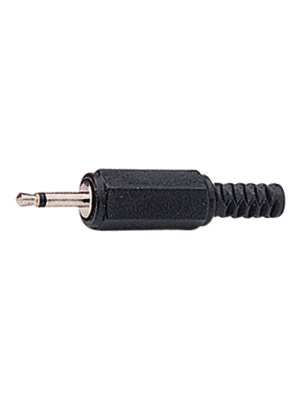 Tsay-E - A-1088 - Jack plug ?2.5 mm black 2P, A-1088, Tsay-E