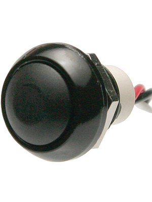 Apem - IHSR36F2 - Hall Effect Push Button Momentary function black, IHSR36F2, Apem