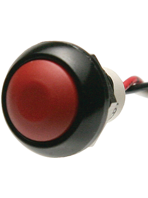 Apem - IHSR36F6 - Hall Effect Push Button Momentary function red, IHSR36F6, Apem